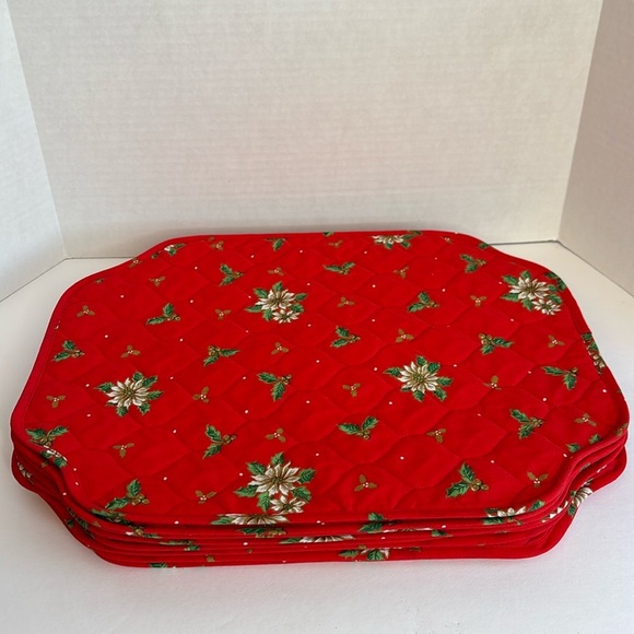 PLACEMATS (SET OF 9/FLORAL) - Picture 1 of 6